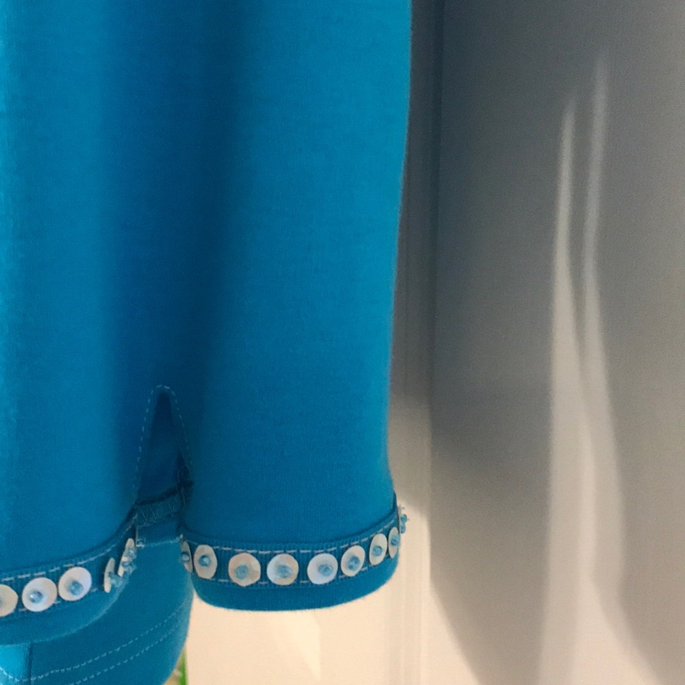 Ann Trinity - Beautiful Blue Shirt/Jacket 🦋 NWOT - Picture 4 of 9